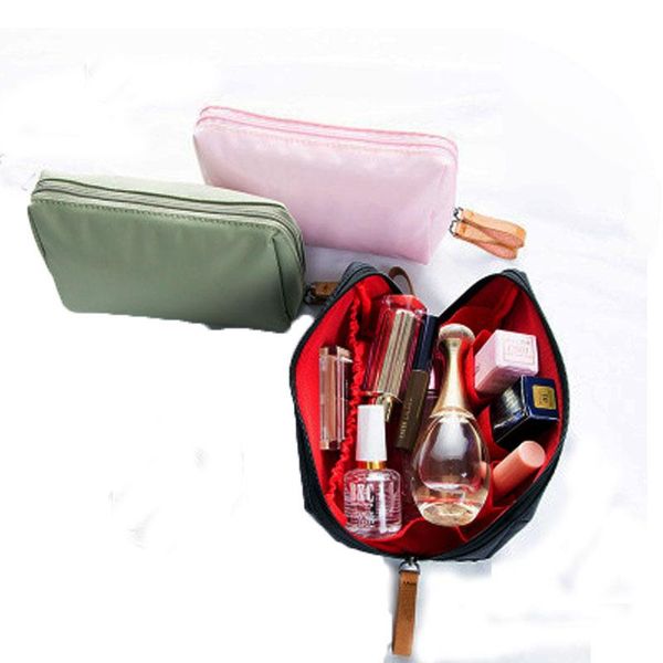 

okokc travel cosmetic bag makeup bag zipper elegant drum wash bags makeup organizer storage