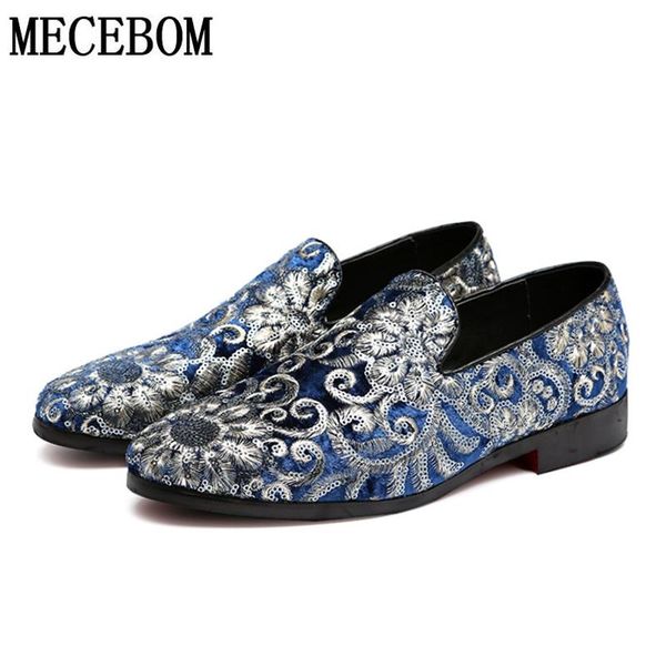 

eu 48 men loafers fashion bling feather pattern gentleman dress shoes slip-on shoes casual driving men mocassins 107m, Black