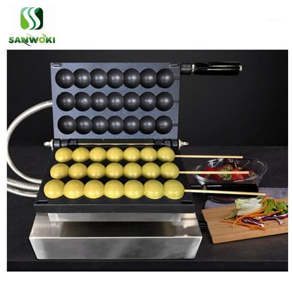 

bread makers electric bubble egg cake baker oven non-stick ball waffle skewer maker machine stick machine1