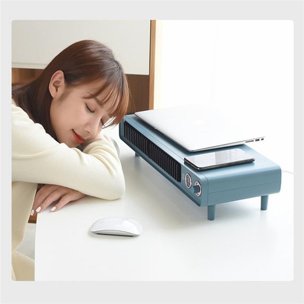 

mini deskheater fan multifunctional + cold winter summer for office home bedroom