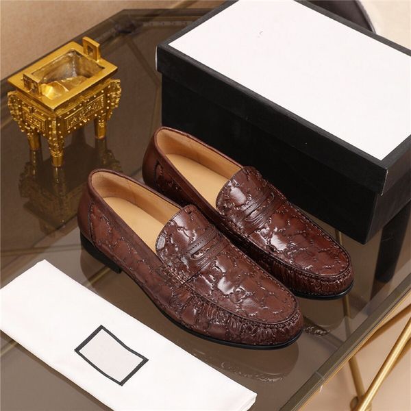 

brand men loafers luxury men leather shoes slip on flats men casual shoes italian moccasins formal driving shoes plus size 45, Black
