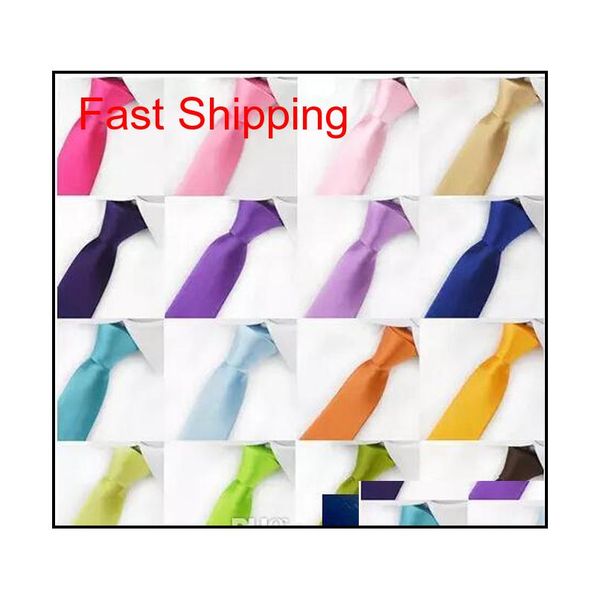 

brand fashion designer 20 style silk ties for men solid celebrity pajaritas gravata slim mens neck skinny tie moq 10 pcs agvn2, Blue;purple