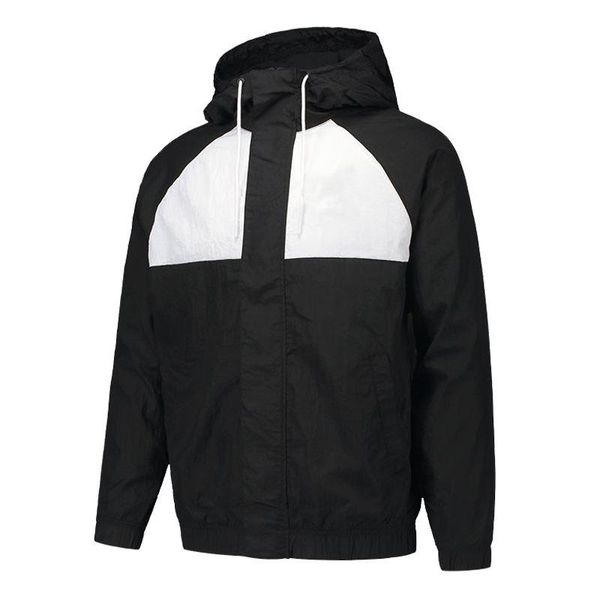 

running jackets sports windbreaker spring and autumn coat men's wear style service training casual windproof students jacket, Black;red