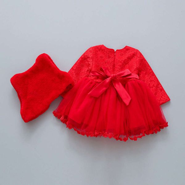 

lace winter girls shawl plush princs beikuyu drs e94004 hhbl, Red;yellow