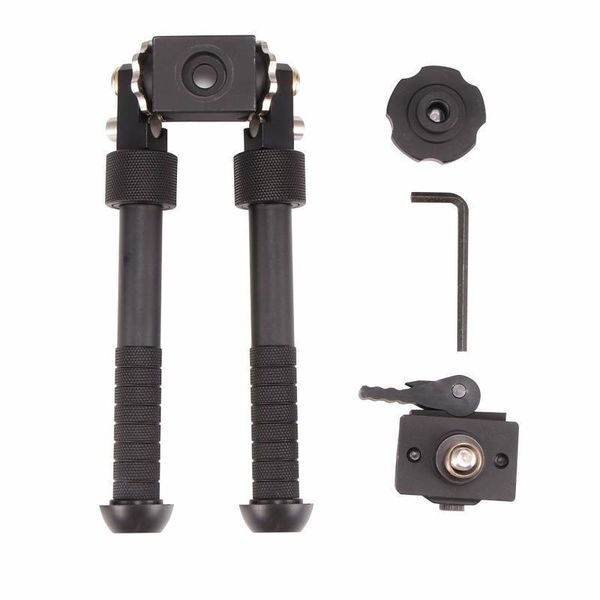 

support tactical bipod aluminum alloy material 6~9 inch tripod joint camera converter 20mm weaver adjustable accessories