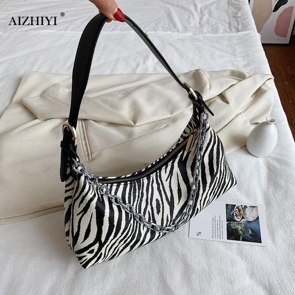 

просто crossbody сумки lady chain путешествия малых сумки зебра printed pu кожа плечо сумка для женщин 2020