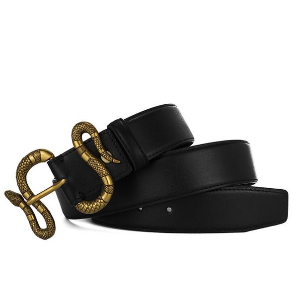 

designer belts for men women belts luxury belt leather business belts womens big gold buckle with box with size 95cm-125cm, Black;brown