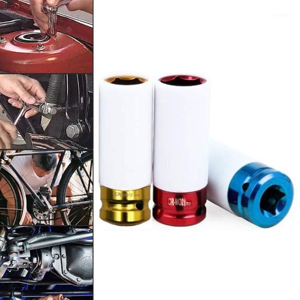 

1pc colorful sleeve tire protection sleeve wall deep impact nut socket wheel 17mm/19mm/ 21mm1