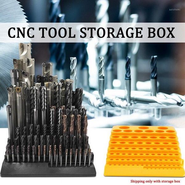 

portable multifunctional milling cutter reamer drill bit storage box tool organizer box drill bits organizer1