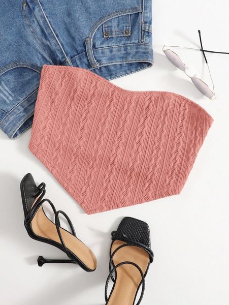 

textured bandana tube u0dx#, White