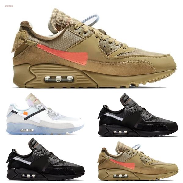 

90 mens высокого качества подушка кроссовки открытый off road тренеры man тренеры desert ore тройной черный белый гонщик кроссовки, Black