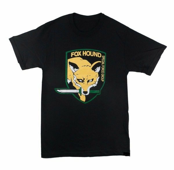 

metal gear solid fox hound лицензированной взрослых мужчин harajuku hip hop балахон дизайнеры футболка толстовка