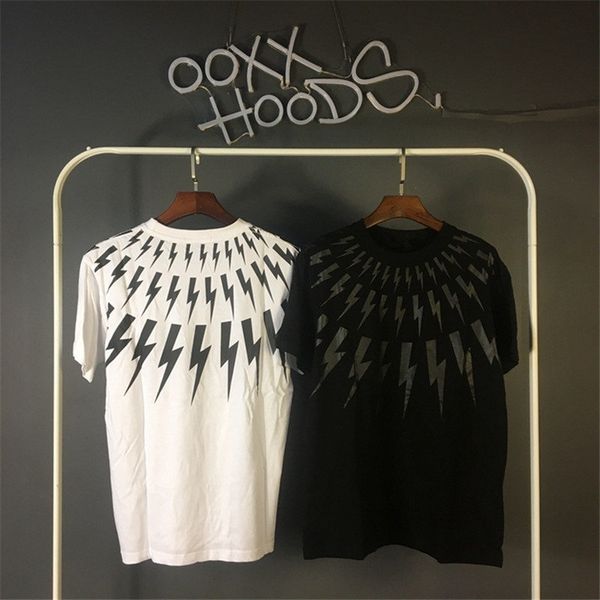 

19ss famous summer t shirts polos black white mens stylist t shirt short sleeve men women t shirts size s-xxl, White;black