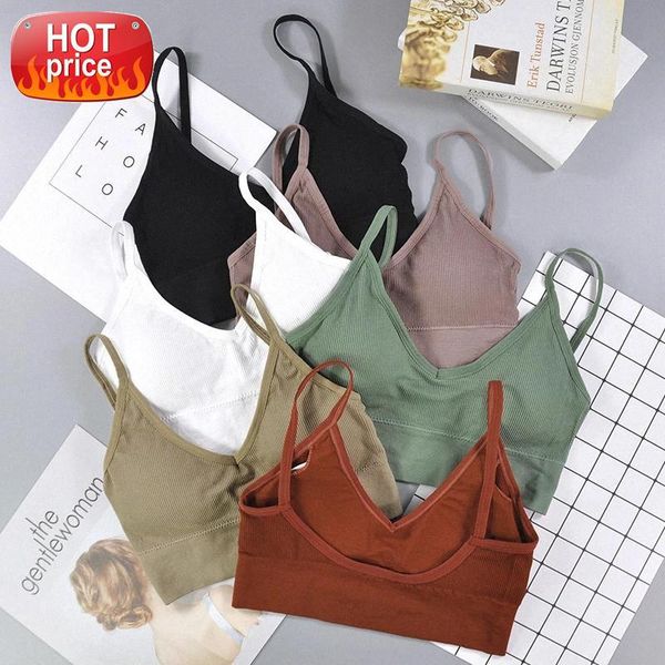 

Underwear Sexy Free Size High Elastic Running Jogging Sportswear Top Women Sports Bra Gym Tops For Fitness Ladies #yv2U, Black;white