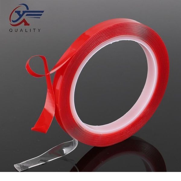 

double-sided length width 6/8/10/12/15/20mm strong clear transparent acrylic foam adhesive tapedouble sided adhes wmtkyt, Black;brown