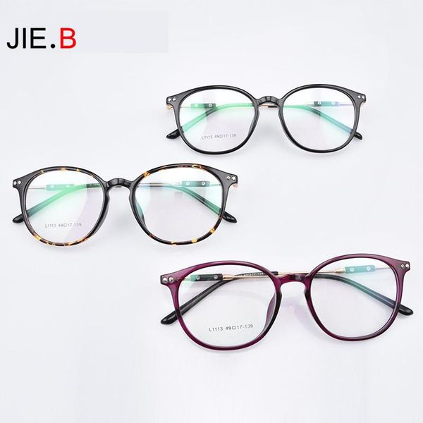 

fashion sunglasses frames retro men's and women's glasses trend all-match computer goggles can be equipped with myopia reading, Black