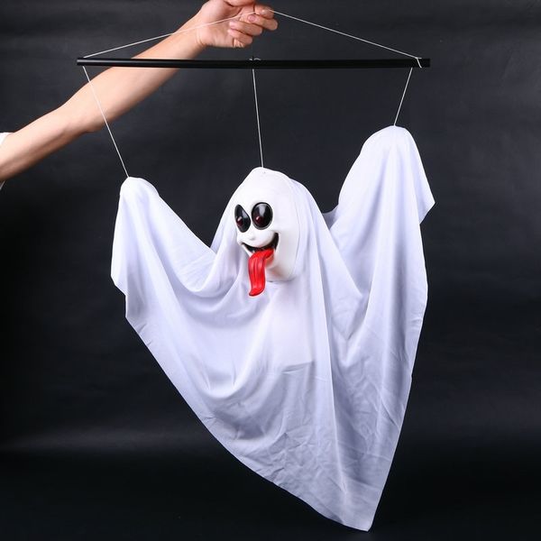 

o2n9z halloween supplies bar voice props and props scene prop halloween white hanging control house ghost hanging ghost lwqfy