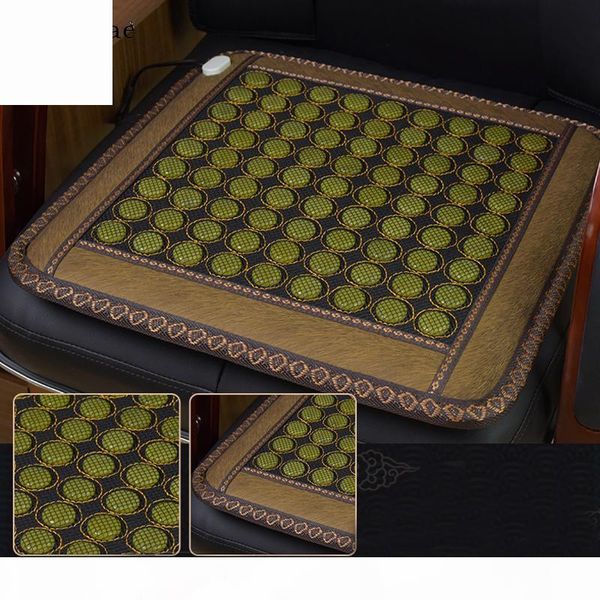 

health care mat heating jade cushion natural tourmaline mat gift for parents 2018 size 45x45cm for sale