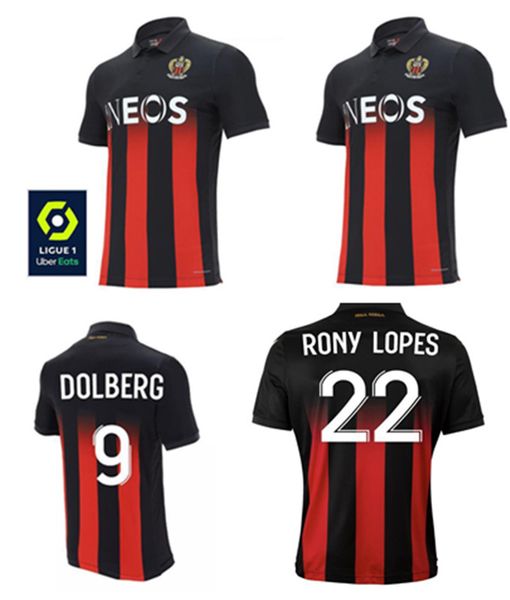 

men's + children's 20 21 ogc nice football shirt dolberg 2020 2021 antarctica merlot cyprus football shirt rony lopes claude maric, Black;yellow