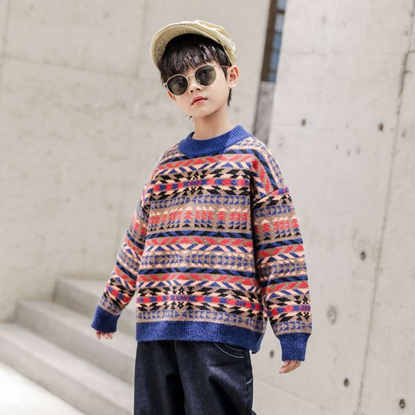 

sweater winter new 2020 boys' wear children's ke2m, Blue