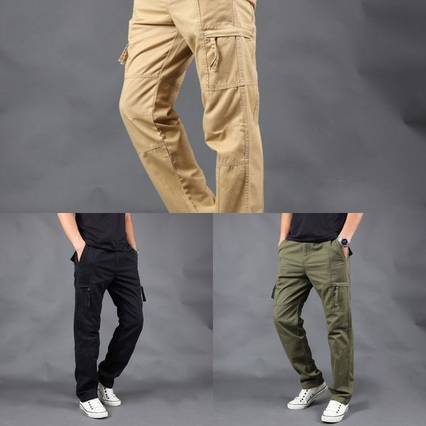 

9p1xo новые мужские мульти-карман повседневные брюки случайные pantssummer большой размер комбинезоны бренд модные мужские комбинезоны прямы, Blue