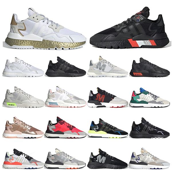 

new nite jogger reflective xeno mens running shoes vapour pink collegiate green core black m bred men women sports sneakers size 36-45