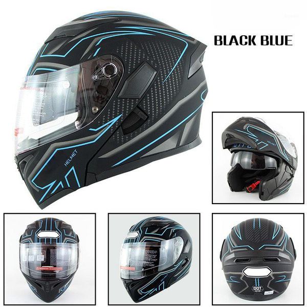 

1pc motorbike helmet full-face cover dual visor for racing safe accessories nj881