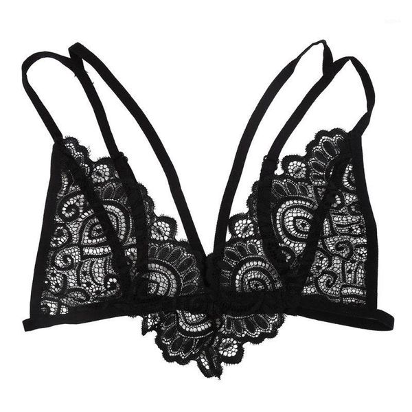 

women's girls lace floral bralette lady crop cami unpadded tank underwear new sale1, Black;white