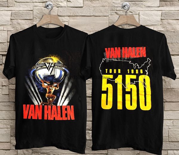 

van-halen-5150-tour-t-shirt-1986-concert t-shirt loh sport hooded sweatshirt hoodie