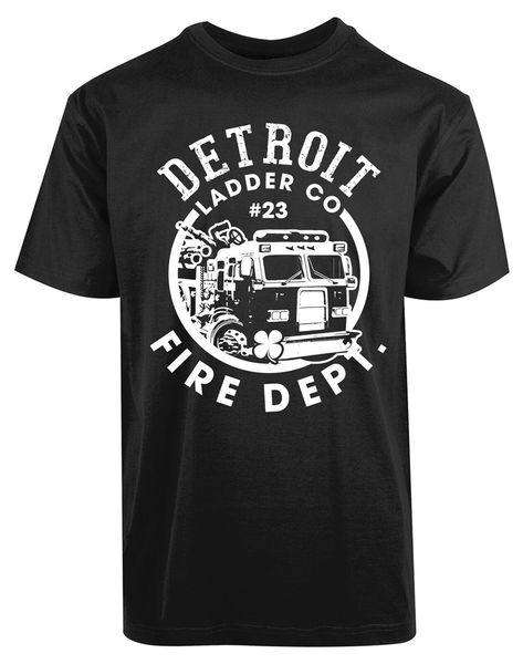

detroit ladder no 23 new mens shirt fire department rescue team super hero bravo loose size tee shirt sport hooded sweatshirt hoodie