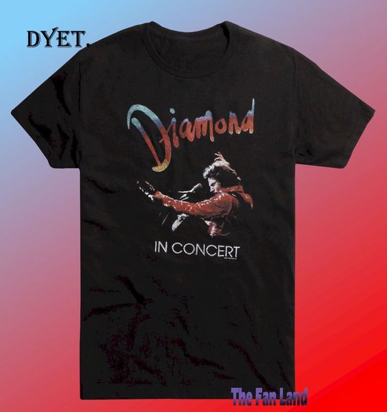 

new neil diamond in concert vintage mens t-shirt sport hooded sweatshirt hoodie
