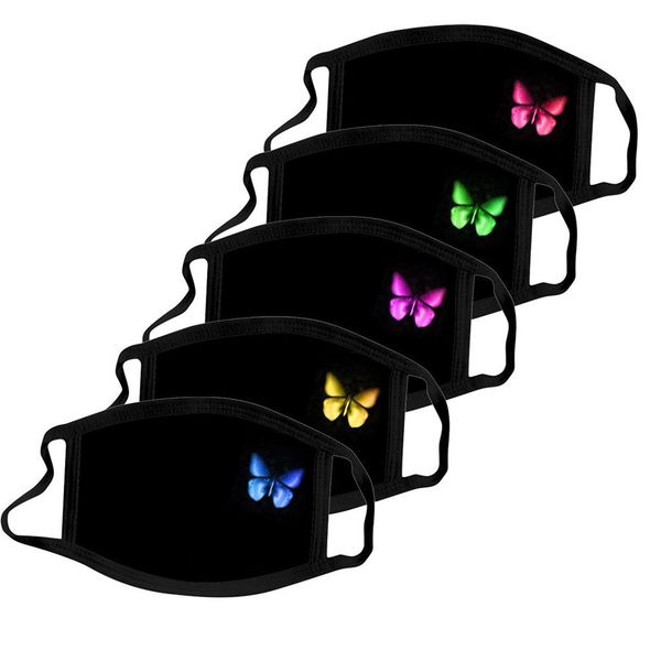 

женская мода бабочка печатного шаблона маска бабочка печать моющаяся дышащая маска ice шелковые ткани моющегося маска jlletl