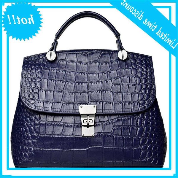 

one shoulder messenger bag women's leather alligator handbag