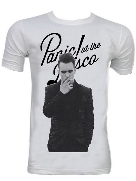

panic at the disco brendon urie new wave rock woman white t shirt s m l xl new funny tee shirt sport hooded sweatshirt hoodie