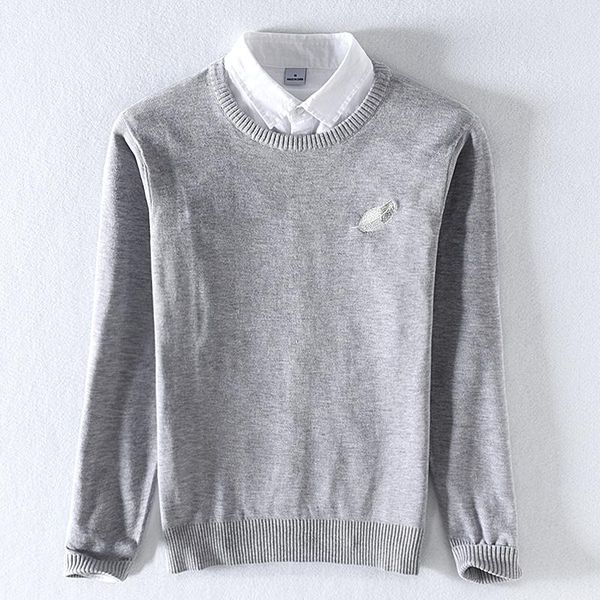 

Winter Men Casual Sweater, White;black
