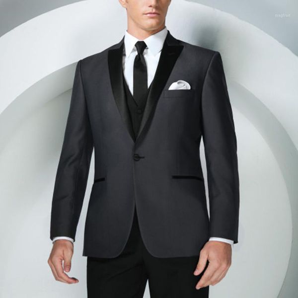 

new men suit tuxedos peaked lapel one button men suits for wedding groomsman wear blazer terno masculino 20201, White;black