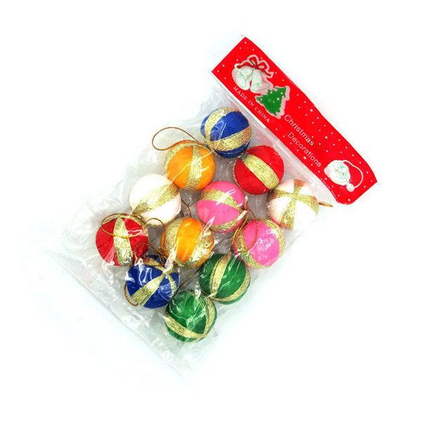 

party 2020 xmas 12pcs balls baubles tree decorations hanging ornament decor foam new year christmas pendant products#3