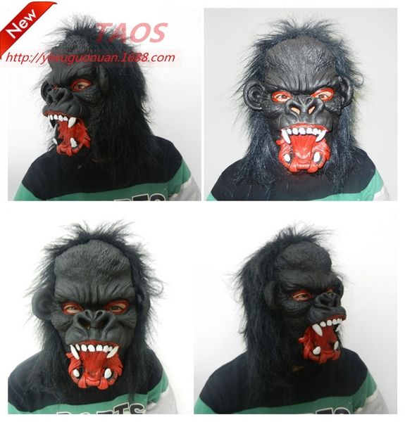 

t9fjk gorilla black animal christmas carnival environmental protection latex four gorilla halloween latexblack halloween carnival christmas