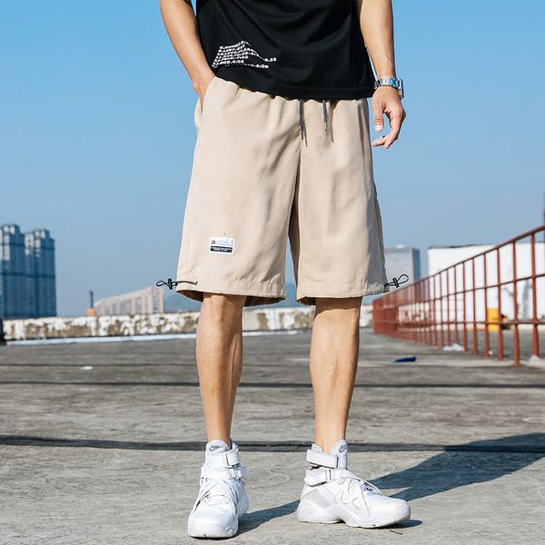 

summer new men's casual pants youth loose label shorts cykz9269-p20, White;black