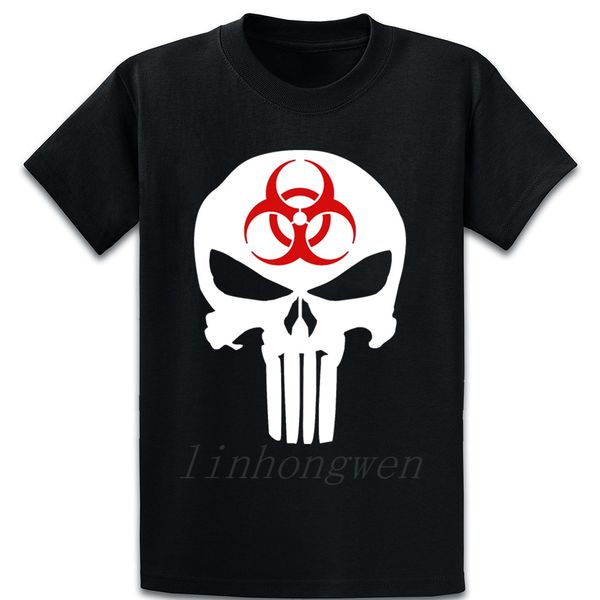 

biohazard punisher t shirt round neck normal cute summer costume short sleeve humor customized shirt sport hooded sweatshirt hoodie