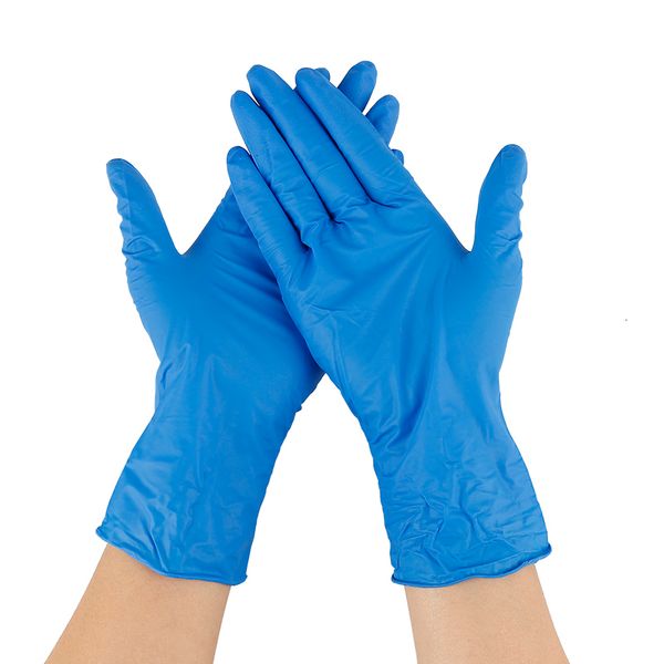 

experiment 100pcs household disposable latex cleaning rubber catering garden gloves universal left and right hand 201103
