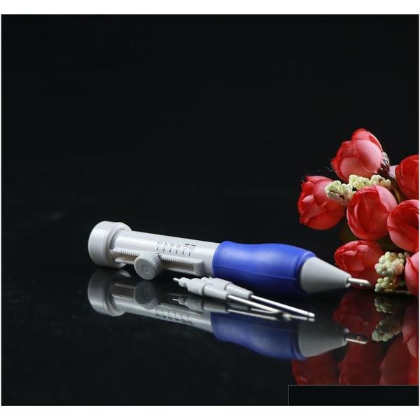 

vodof 6pcs 1.3/1.6/2.2mm diameter plastic diy embroidery magic embroidery pen set clothing punch needle sew qylgkl mj_bag