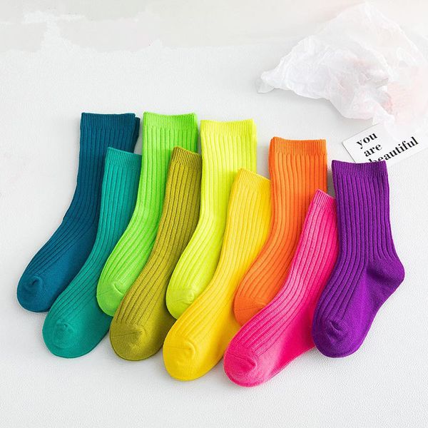 

girl socks kids socks toddlers boy cotton baby stockings summer children luxury gashion long baby socks 2021, Pink;yellow