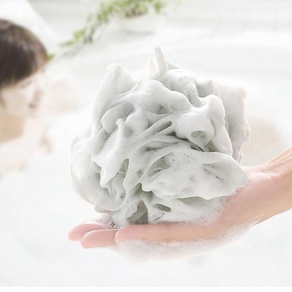 

bath accessories bathroom bubble ball eco-friendly bath soft massage bubble mesh ball bath flower body cleaning bathing ball dh0653 t03