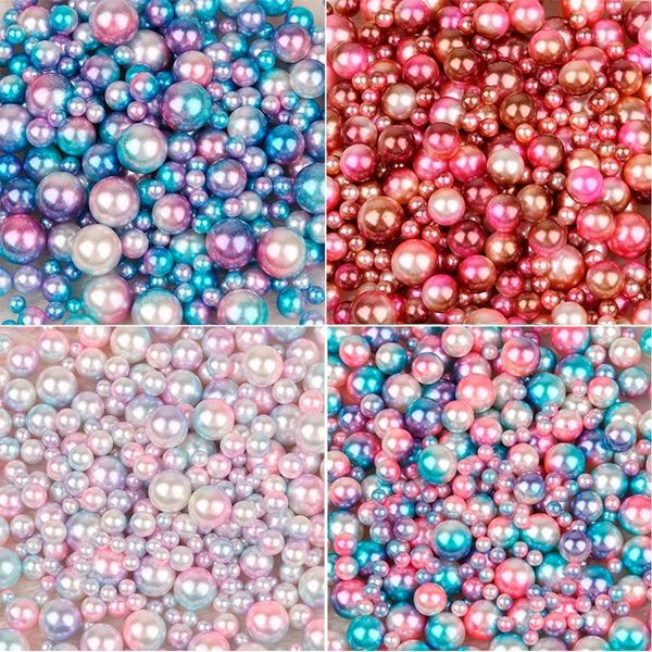 

frigg 4/6/8/10mm multi size option 250pcs/lot random mix color no holes pearls round beads for diy craft scrapbook decoration