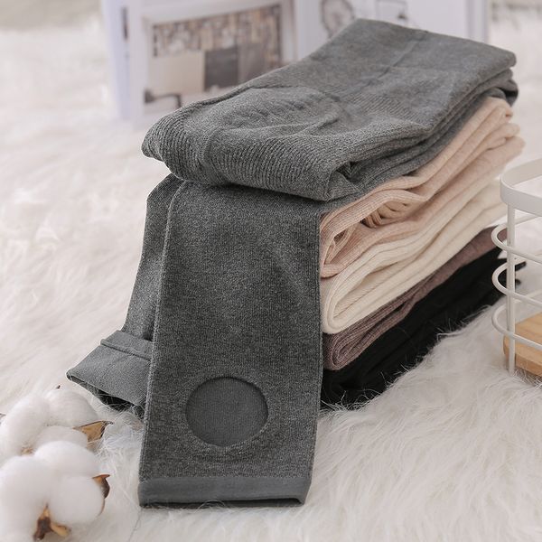 

women winter warm leggings high waist woman casual faux velvet legging thick slim fashion skinny stretch fleece thermal pants 201202, Black