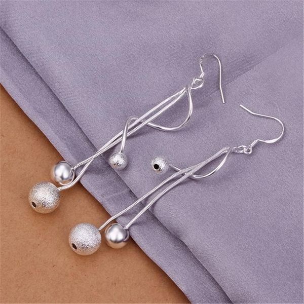 

wholesale charms wedding for women silver color earrings bead hoop selling fashion jewelry e276 h sqcedi, Golden