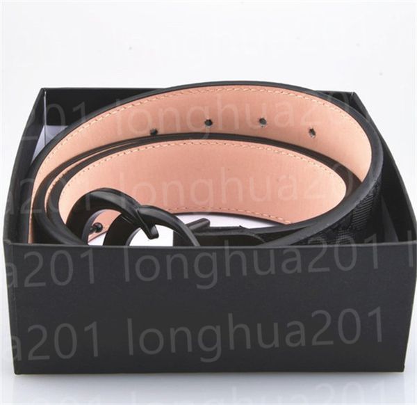 

2022 belts womens mens belt black genuine leather gold smooth buckle with white box dust bag white gift bags card #gpm15 size 100-125cm, Black;brown