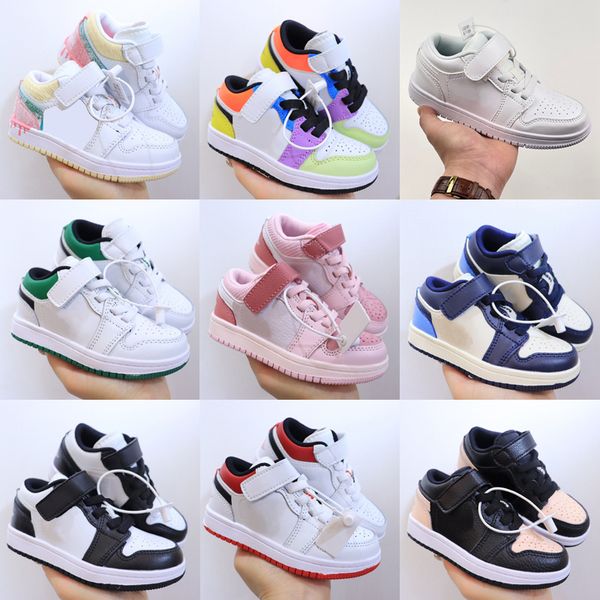 

2022 jumpman 1 low high baby kids basketball shoes travis mid phantom chicago boy girls children toddler sport trainer sneaker size 24-37