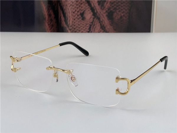 

лучшие продажи прозрачных кадров объектива 18k кадры позолоченные ультрасюзные квадратные очки без огранки оптические очки мужские бизнес ст, Black